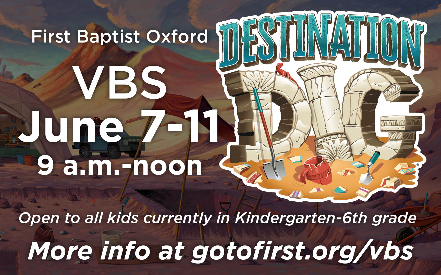 Destination Dig VBS 2021